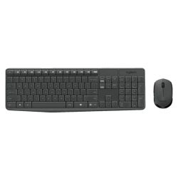 Комплект мултимедийна безжична клавиатура и мишка Logitech MK235