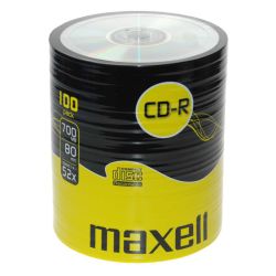 CD-R80 диск MAXELL, 700MB, 52x, целофан, 100 бр.