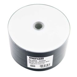 CD-R80 диск MAXELL Printable, 700MB, целофан, 50 бр.
