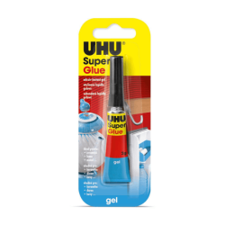 Лепило Uhu Super Glue gel, 2 мл.