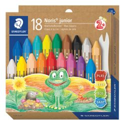 Пастели Staedtler Noris Junior 224, 18 цвята