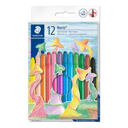 Пастели Staedtler Noris Club Twister 221, 12 цвята