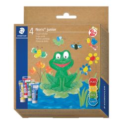 Боя Staedtler Noris Junior finger paint, 4 цвята x 75 мл.