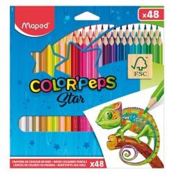 Цветни моливи Maped Color Peps, 48 цвята