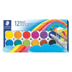 Акварелни боички Staedtler NC 888, 12 цвята в кутия