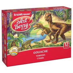 Темперни бои Erich Krause ArtBerry® с UV защита 12 цвята