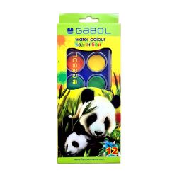 Акварелни бои Gabol, 12 цвята