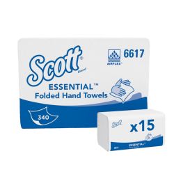 Кърпи за ръце Scott 6617, 340 бр.